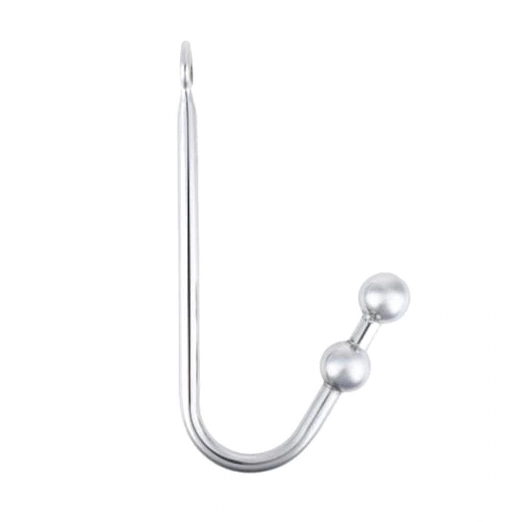 Anal Balls Steel 4417 Hook Pleasurable Stainless Two 0320